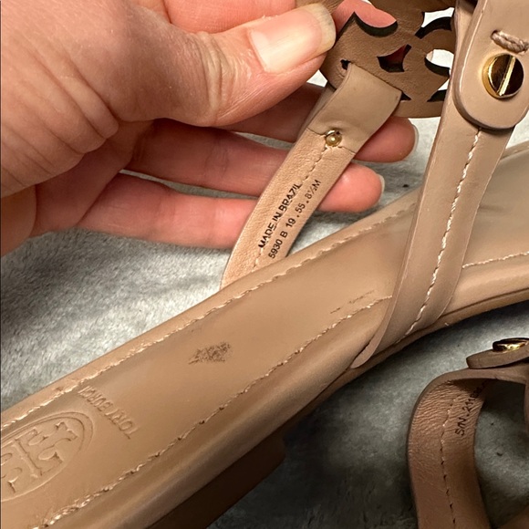 Tory Burch Miller Sandals Size 8.5 - Picture 6 of 8
